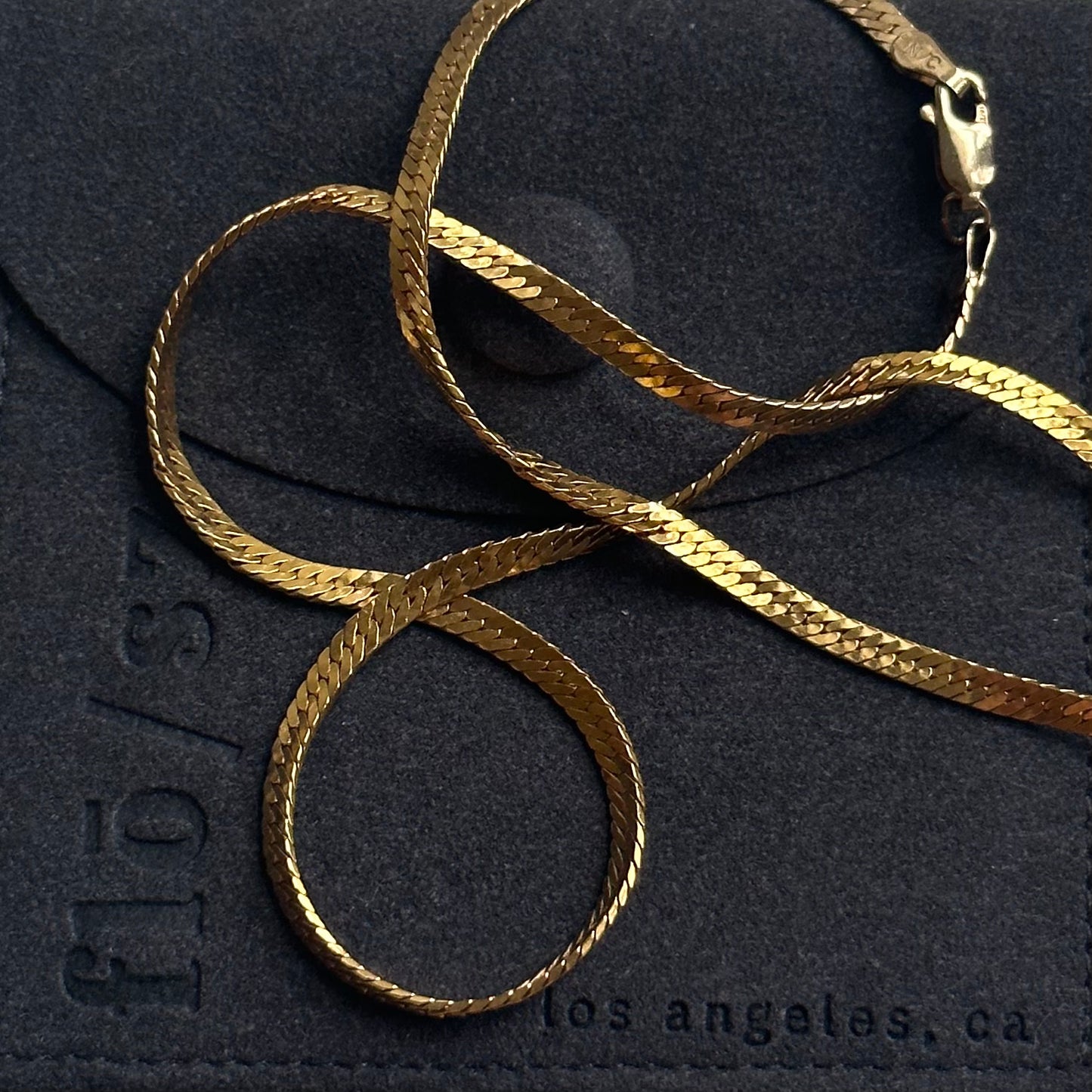 Thick gold gold-filled herringbone chain for everyday sensitive skin hypoallergenic gold accessories